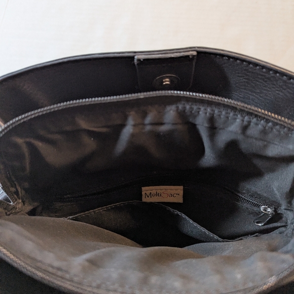 Multisac Black Crossbody Bag - Picture 7 of 10